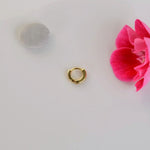 5 mm Stony Mini Ring Piercing Forward Helix Daith Helix Tragus Minimalist Gift For Her Gold Silver