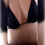 Body Chain Layering Body Chain Bikini Body Jewelry Festival Summer Body Chain Costume Sexy Gold Silver