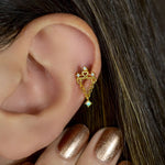 Ear Chain, Dangle Earrings,Dangle Stud, Upper Lobe Earrings, Stud Earrings, Piercing Cartilage, Helix Earrings, Gift For Her