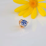 Planet Ring Piercing Earth Space Helix Earring Saturn Star Piercing Earrings Navy Blue