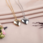 Heart Locket Necklace For Photo, Big Heart Locket, Vintage Locket Necklace, Best Friend, Personalized Gift Necklace