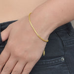Thin Chain Bracelet, Chain Bracelet, Gold Bracelet, Bracelet for Women, Twist Chain, Snake Chain, Thick Chain Bracelet