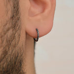 Hoop Earrings Mens Earring Mens Earrings Huggie Antique Thumb Vintage