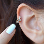 Evil eye Small Eye Ring Helix Piercing Cartilage Lobe Earrings Birthstone Single Piece