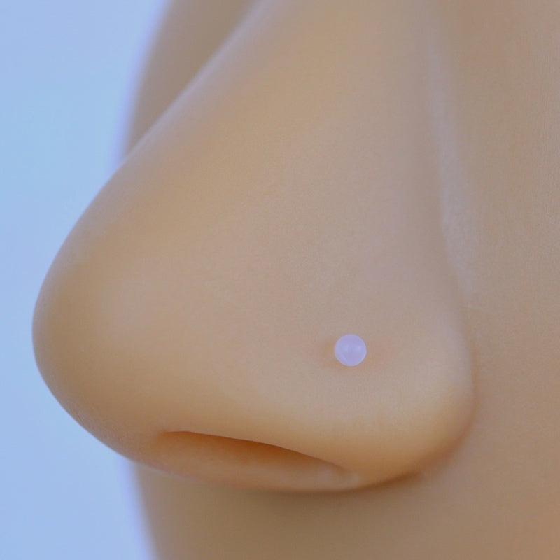 Hypoallergenic Bioflex Nose Piercing Retainer, Antiallergic and Flexible Nostril silicone Hypoallergenic