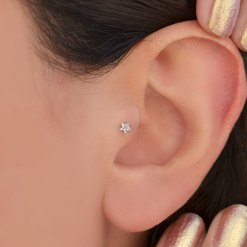Star Earrings Star Piercing Stud Earrings, Conch Stud for Tragus, Helix, Cartilage, and Conch Gift For Her